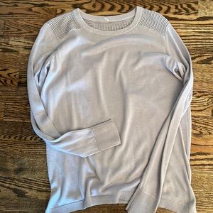 Lululemon lavender open back sweater